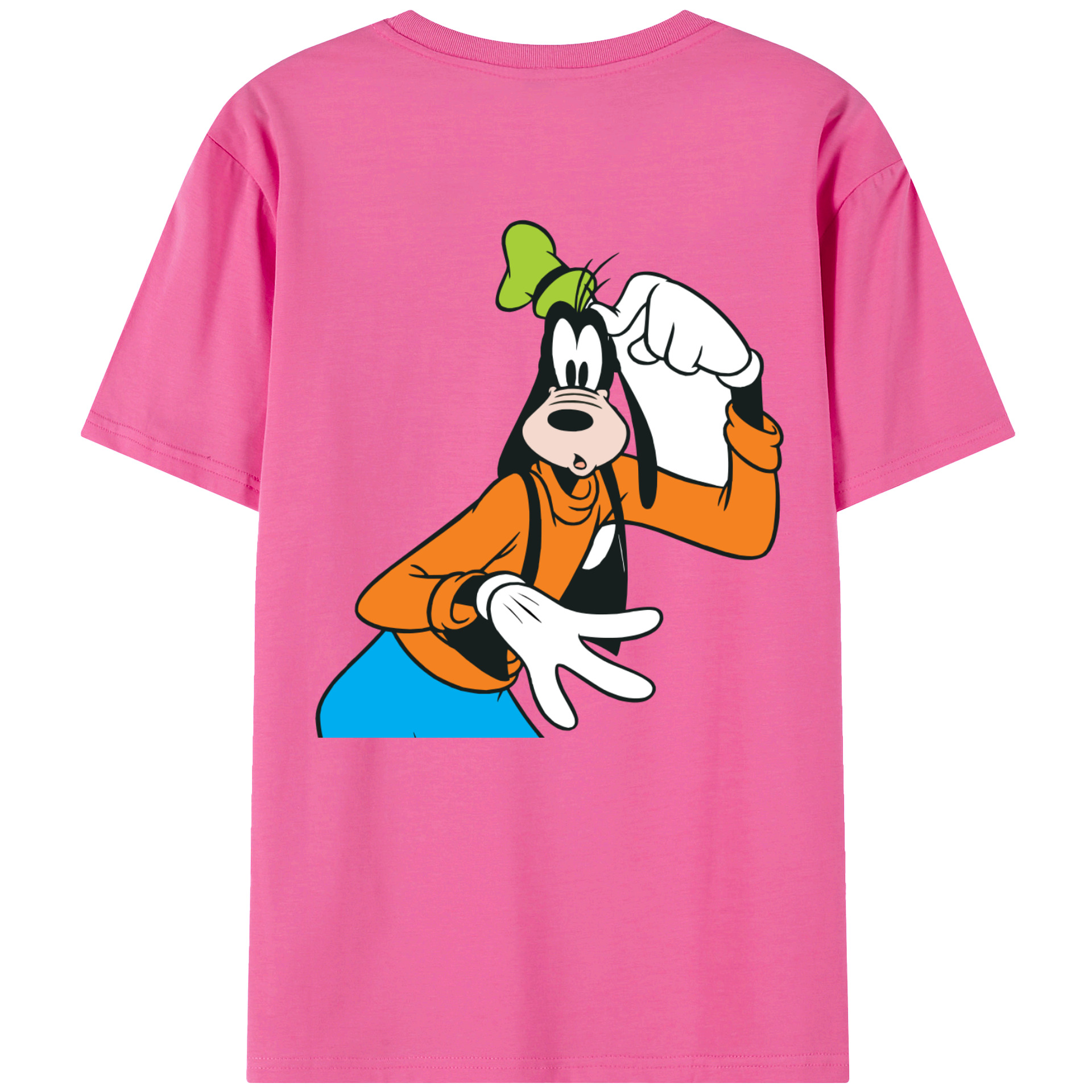 （画像用） ミッキーマウス Mickey Mouse レディース半袖Tシャツ(バックプリント)